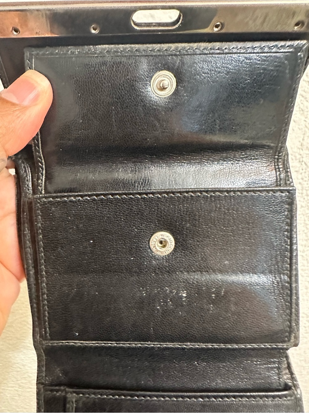 Salvatore Ferragamo Black Leather Wallet - Picture 11 of 12